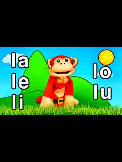 [x]Sílabas la le li lo lu - El Mono Sílabo - Videos Infantiles - Educación ...