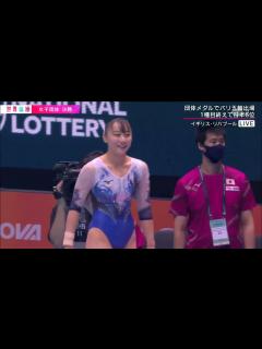 [x]宮田笙子 2022年世界選手権 団体総合【7位