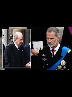 [x]Why Spain sent 2 Kings to Queen's funeral as controversial Juan Carlos ...
