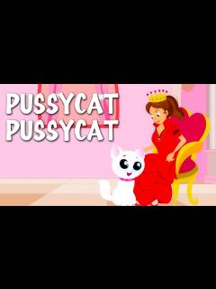[x]Pussy Cat Pussy Cat | Nursery Rhymes With Lyrics | English Rhymes For ...