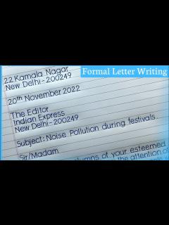 [x]Letter writing in English | Formal letter writing | Letter to editor ...