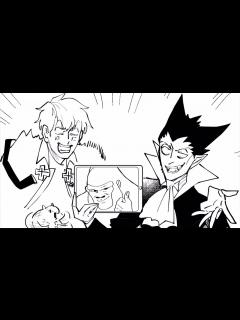 [x]「吸血鬼すぐ死ぬ」祝アニメ化ボイスメッセージに盆ノ木先生の描き下ろしイラストを付けてみた - ニコニコ動画