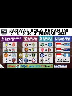 [x]Jadwal Bola Malam Ini Live TV 2023 - Liga Inggris SCTV Moji, Liga ...