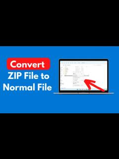 [x]How to Convert ZIP File to Normal File on Windows 11 (Updated) - YouTube