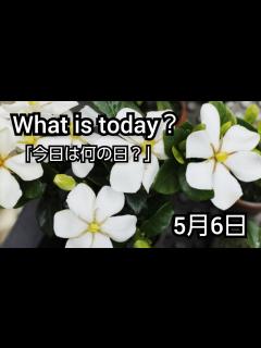 [x]【What is today？】今日は何の日？(20210506) - YouTube