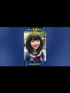 [x]いろんな生成AIで女子中学生(JC)を作ってみた/#firefly #aipictors #magespace # ...