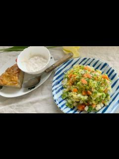 [x]さわやかソースと一緒に…☆春キャベツのコールスロー🍀【栗原はるみレシピ】 - YouTube