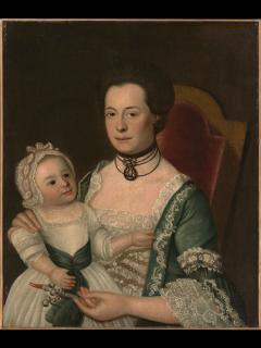 [x]William Johnston | Mrs. Jacob Hurd and Child | American | The Met