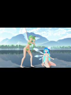 [x]水着の大チルでラブポーション【Daiyousei, Cirno