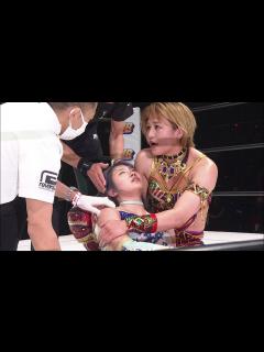 [x]【スターダム】天咲光由が朱里との超新星五番勝負で衝撃失神KOによりレフェリーストップ！スリーパーで締め上げリングドクターも駆け寄る！-3.25 ...