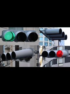 [x]【珍しい信号機】東京都の有名な超ロングフードの信号機 - YouTube