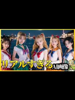 [x]【セーラームーン】AIで美少女戦士5人を実写化してみた(Stable Diffusion/Sailor Moon) - YouTube