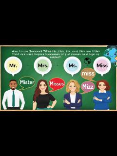 [x]Difference Between MR, MRS, MS and MISS in English - YouTube