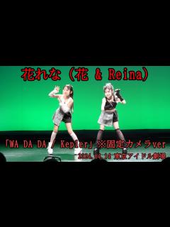 [x]花れな（花 & Reina）※固定カメラver_「WA DA DA」_2024.04.14 東京アイドル劇場 - YouTube