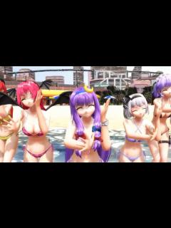 [x]東方MMD アールビット式水着モデルの皆さんで放課後ストライドYouTubeバージョン - YouTube