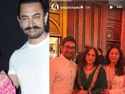 juhi chawla shares unseen picture from aamir khan ammi s 90th ...