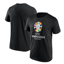 UEFA Euro 2024 プライマリー ロゴ グラフィック T シャツ - ブラック ...